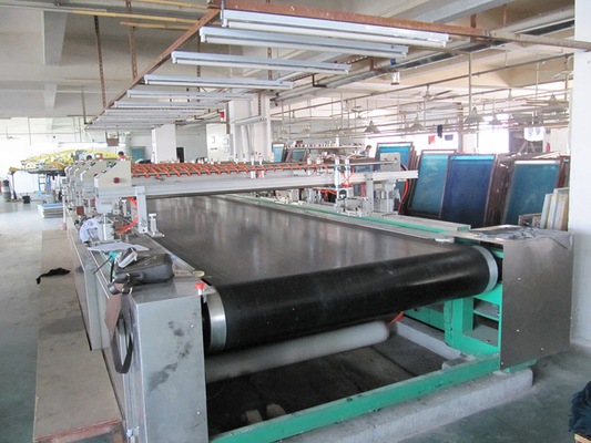 Tam otomatik Servo düz ekran Kazıyıcı Kumaş Baskı Makinesi halı / nonwoven kumaş için